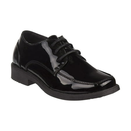 Josmo Toddler Boys Dress Shoes, Lace Up Style, Black Patent, 12