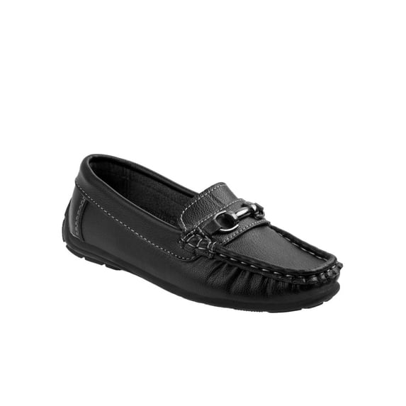 Josmo Toddler Boys Loafer, Black, Size: 9