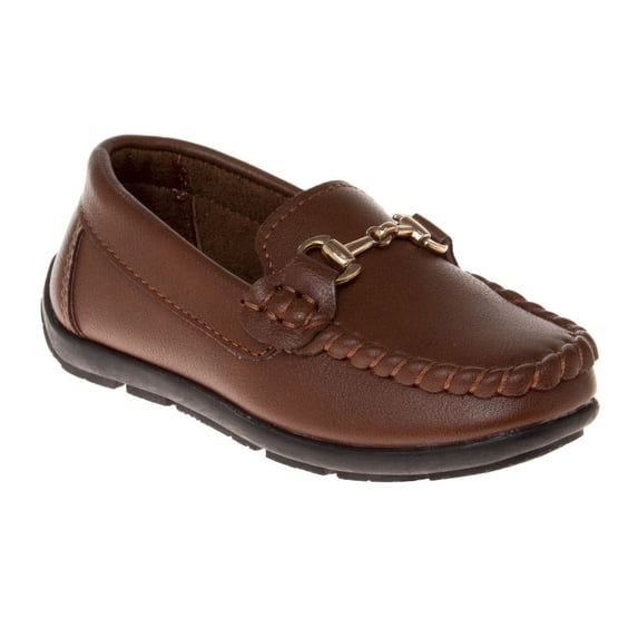Josmo Toddler Boys Loafer Shoes, Brown, Size: 9