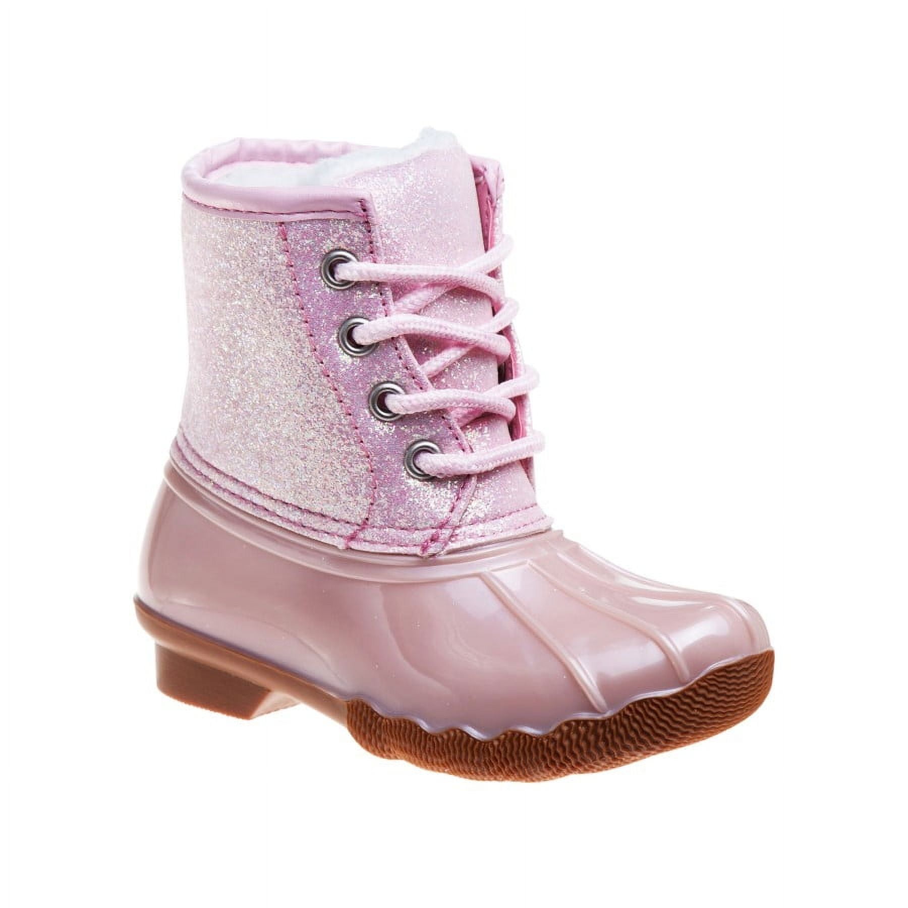 Josmo Toddler Duck Boots, Pinkglitter, 5