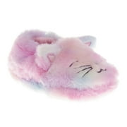 Josmo Toddler Girls Cuddly Cat Slippers - Cat, 8