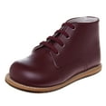 thumbnail image 1 of Josmo Unisex Baby First Walker Shoes, Genuine Leather High Top Infant Sneakers, Burgundy, Size 6.5, 1 of 9