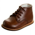 thumbnail image 1 of Josmo Unisex Baby First Walker Shoes, Genuine Leather High Top Infant Sneakers, Brown, Size 8, 1 of 7