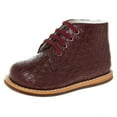 thumbnail image 1 of Josmo Unisex Baby Walking Shoes, First Walker Shoes, Genuine Leather Full Woven Shoes Color: Brown Size: 7, 1 of 9