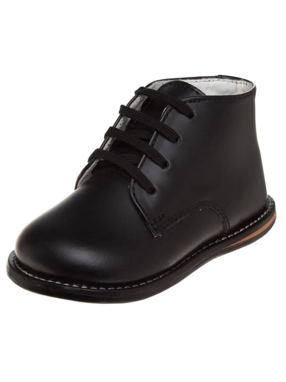 Unisex Kids Leather High Top First Walker Shoes Lace Up (Toddlers, Little Kids)
