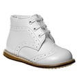 thumbnail image 1 of Josmo Unisex Wingtip Toddlers Walking Shoes, White, 7, 1 of 7