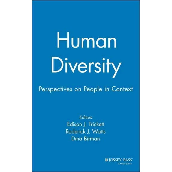 Jossey-Bass Social & Behavioral Science: Human Diversity: Perspectives on People in Context (Hardcover)