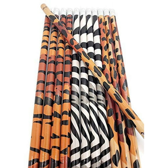 Jot Assorted Animal Print Pencils, 12-ct. Packs