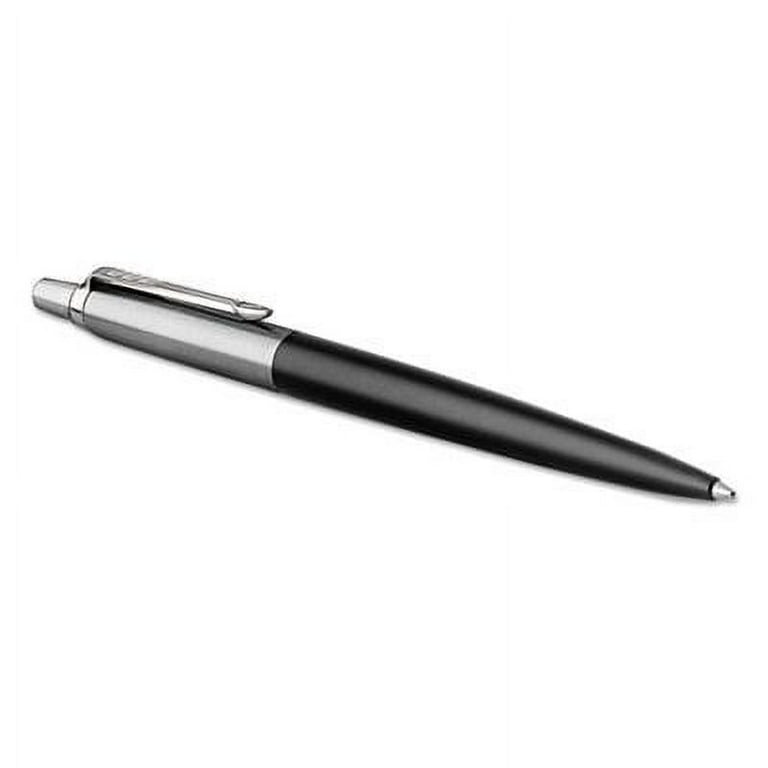 Jotter Ballpoint Pen, Retractable, Medium 1 mm, Blue Ink, Black/Chrome Barrel Jotter Ballpoint Pen, Retractable, Medium 1 mm, Blue Ink, Black/Chrome Barrel