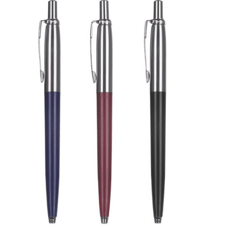 Jotter Retractable Ball Point Pen Black Ink, Fine Point (Assorted