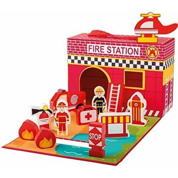 Jouco Fire Station 80063, 13 Pieces