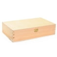thumbnail image 1 of Jouet-Plus Jouetprive Rectangular Wooden Storage Box with Closure, 1 of 2