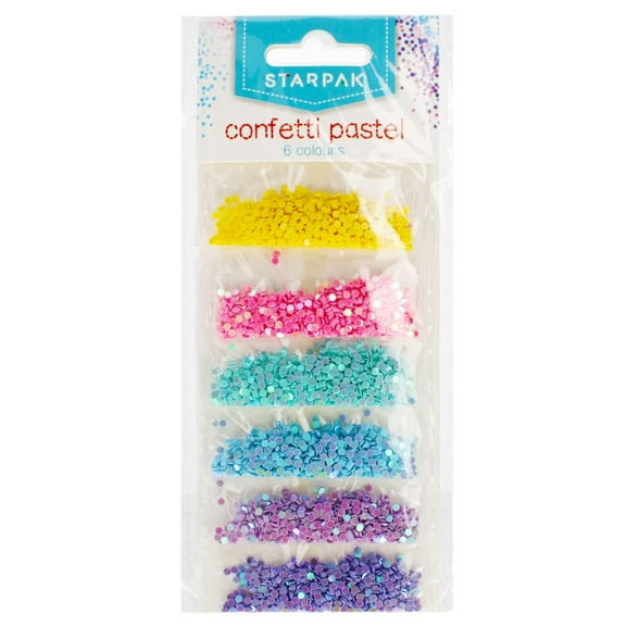 Jouetprive-Glitter Pastel 2 g, 6 Colors 457123