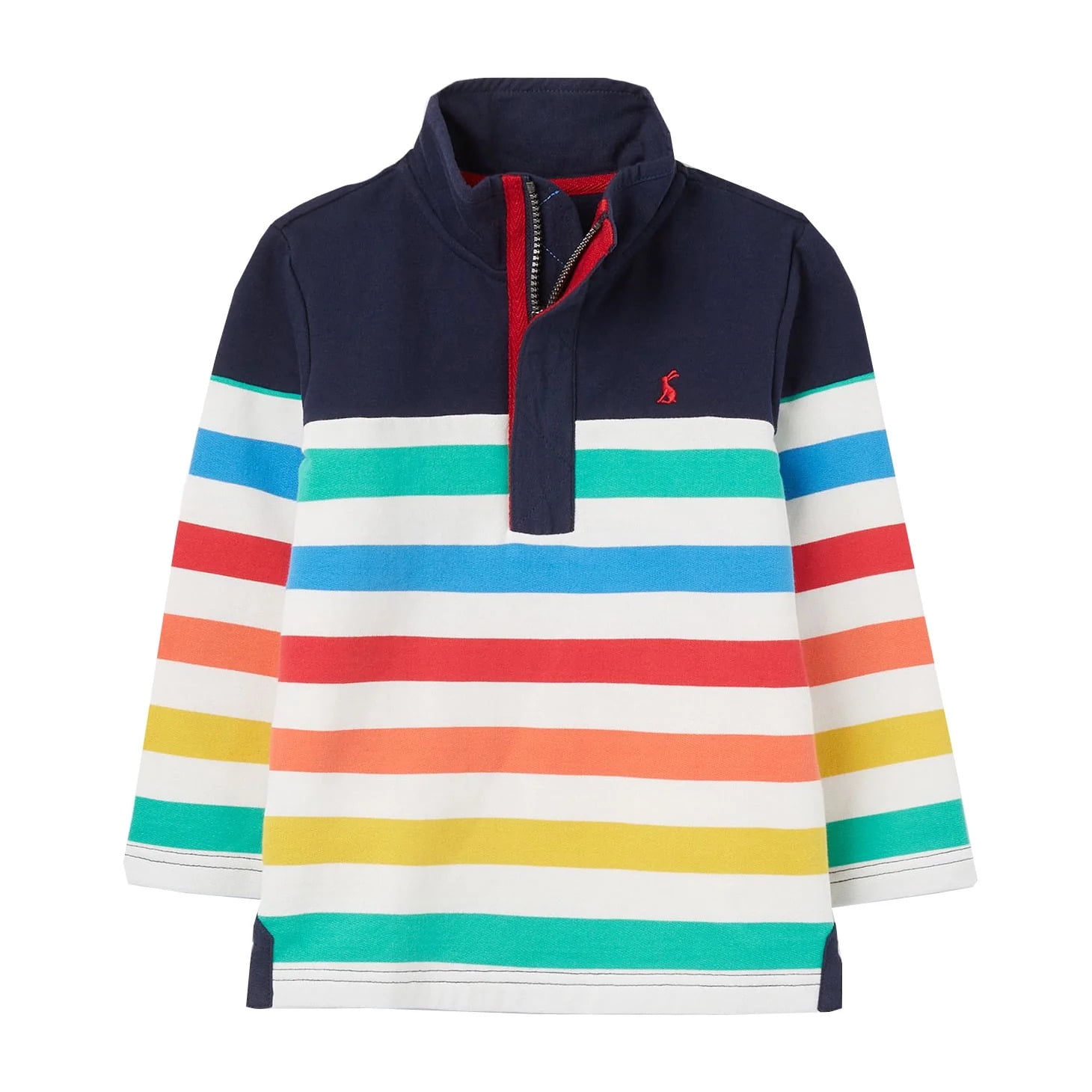 Joules Boy s Captain Sweatshirt Rainbow Stripe 8 Years Walmart
