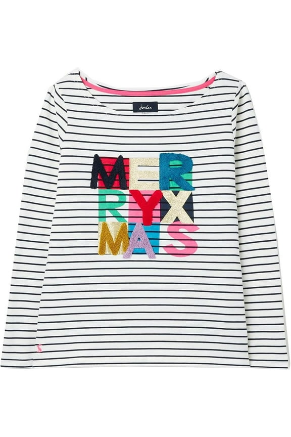 Toddler Girl's Harbour Luxe Xmas Long Sleeve Shirt Top, 2T