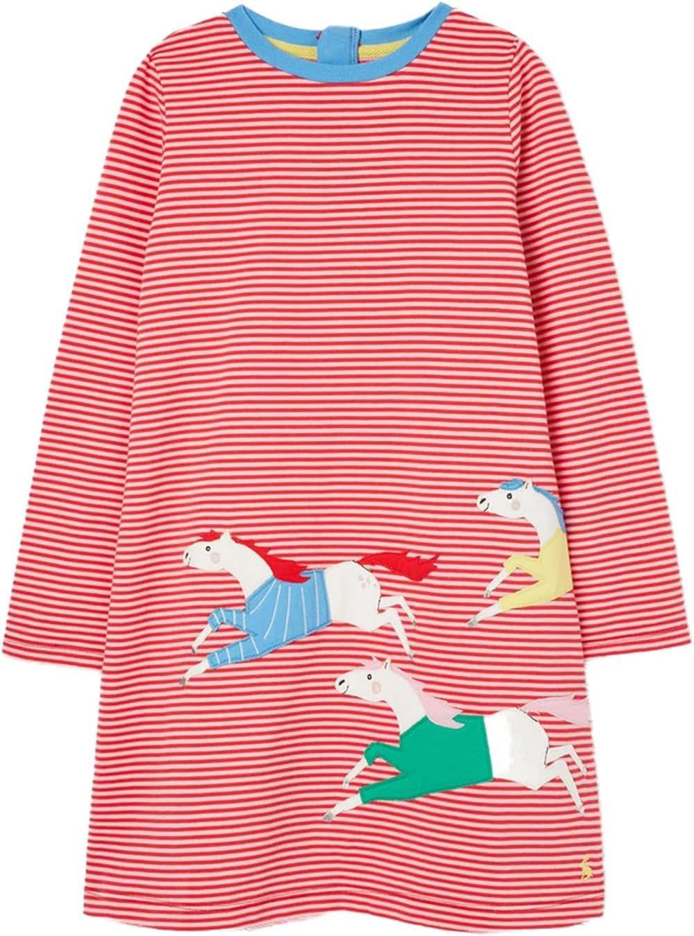 Joules Girl's Rosalee Back Zip Pink Stripe Long Sleeve Horse Dress (Pink Stripe, 6 Years) - Walmart Business Supplies Joules Girl's Rosalee Back Zip Pink Stripe Long Sleeve Horse Dress (Pink Stripe, 6 Years) - Walmart Business Supplies