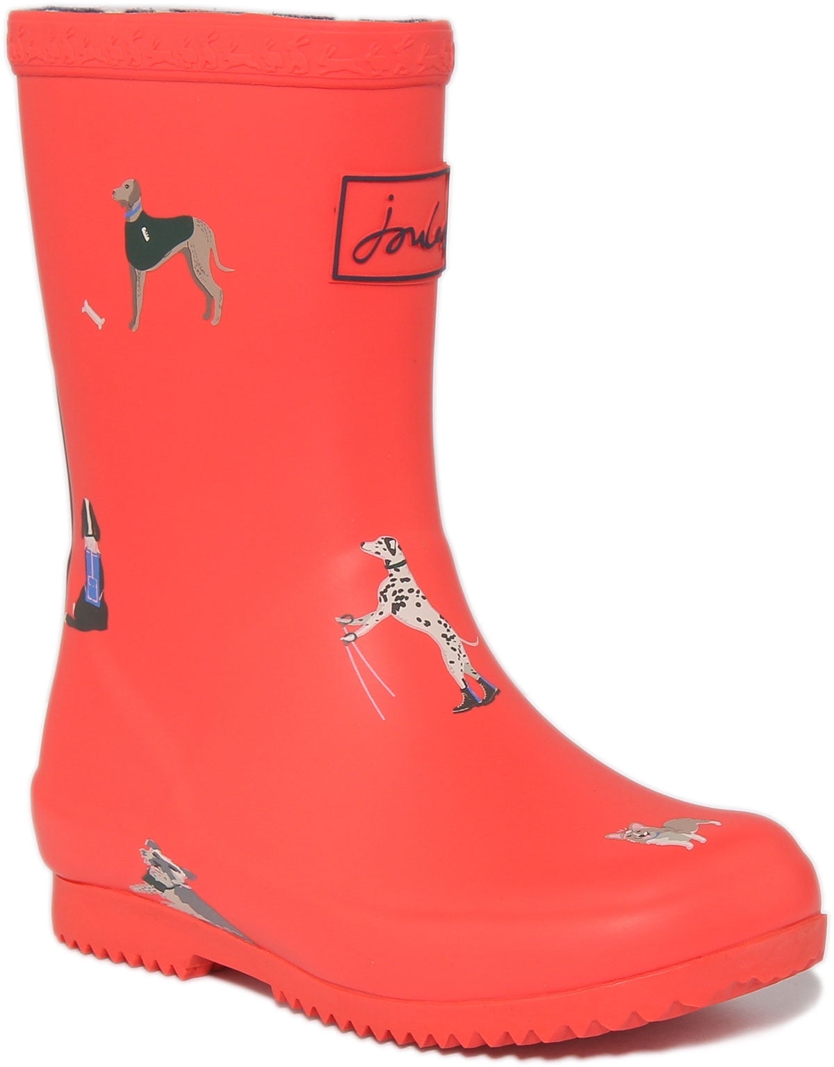 Joules Jungen Hausschuh Padabout – Mit Kunstfellfutter, Rutschfester Sohle, Lustigem Print, Bequem