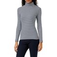 thumbnail image 1 of Joules Women's Clarissa Solid Roll Neck Jersey Top (Navy Stripe, US 4), 1 of 5