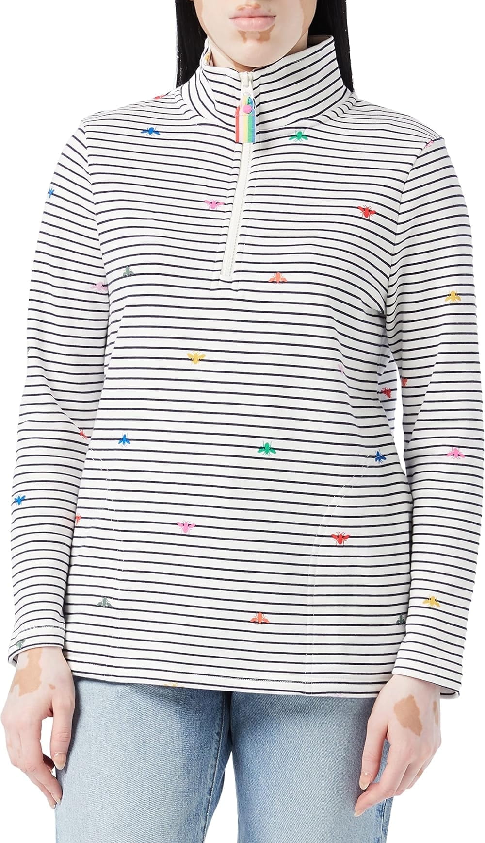 Pullover Hoodie Joules Rainbow Hoodie Kids Joules Girls Saunton