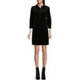 thumbnail image 1 of Joules Women's Stella Pop Over Corduroy Dress, Black, 12/Large, 1 of 2