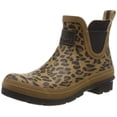 thumbnail image 1 of Joules Women's Wellibob Tan Leopard Size 10 Short Height Rain Boot, 1 of 7