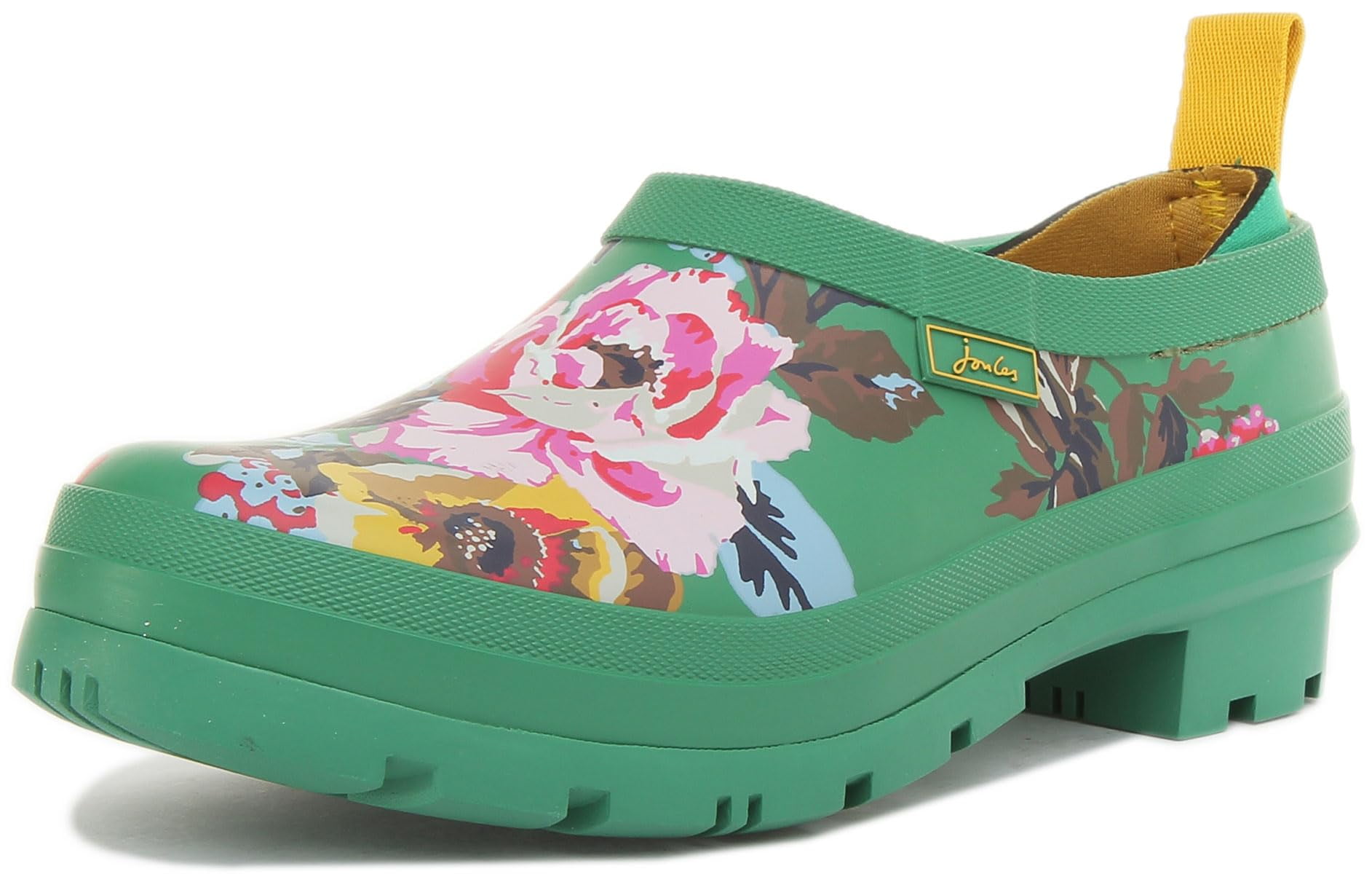 Joules Women s Wellington Rain Boot Green Floral 6 Walmart