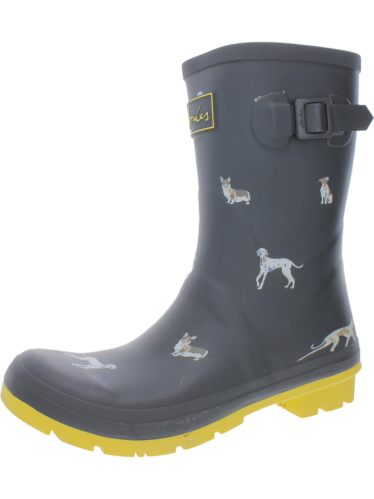 joules glossy field women's wellington boots