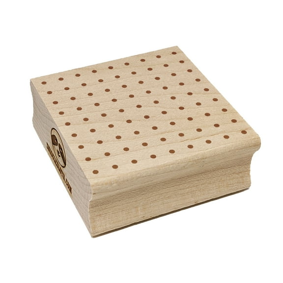 Journal Diary Notebook Dots Square Rubber Stamp Stamping Scrapbooking Crafting - Small 1.25in