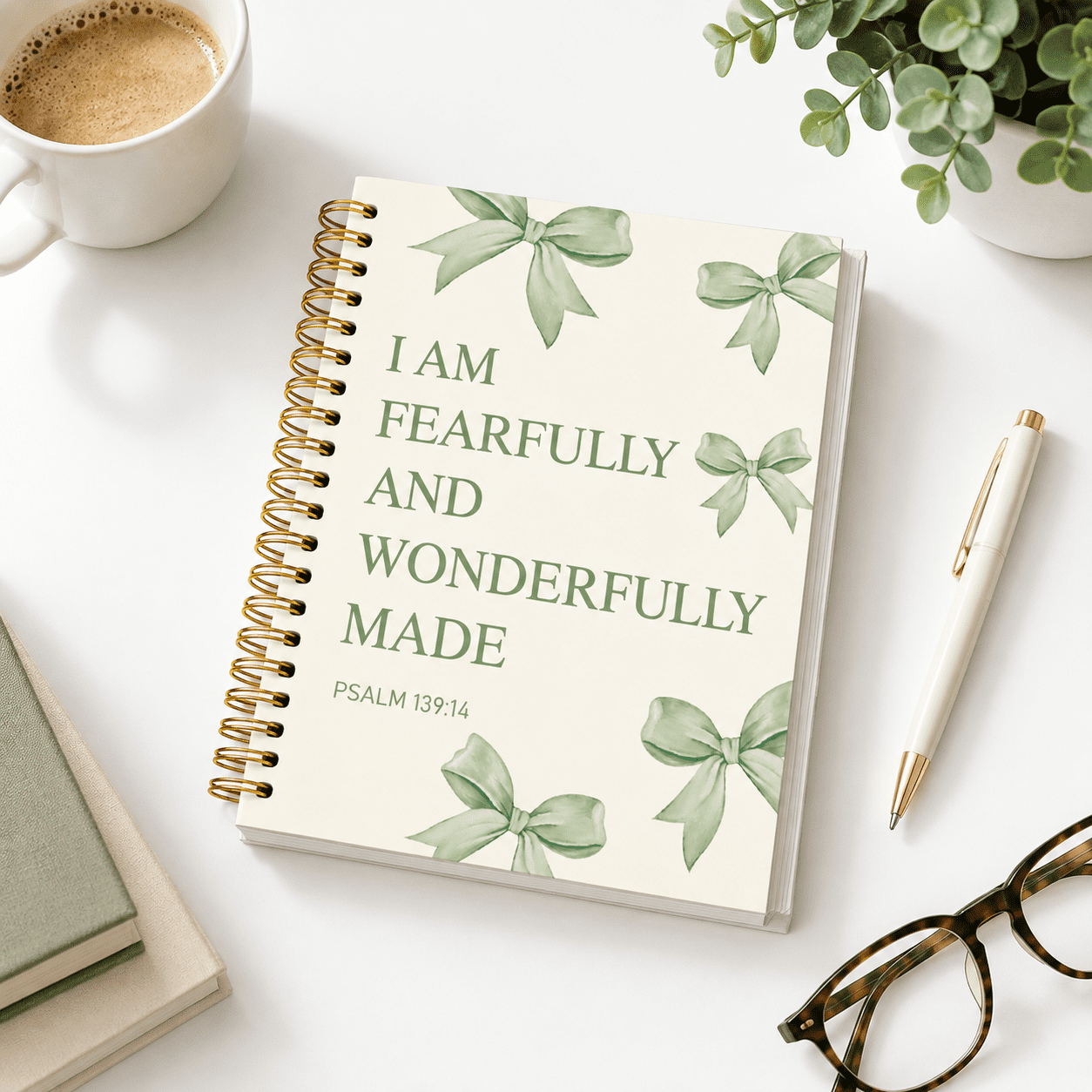 Journal For Gifts Women I Am Fearfully And Wonderfully Made Prayer Study Supplies Journaling ...