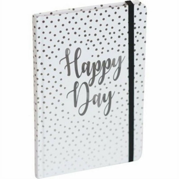 Journal-Hardbound w/Bungee Tie-Happy Day (20666-1 20667-2)