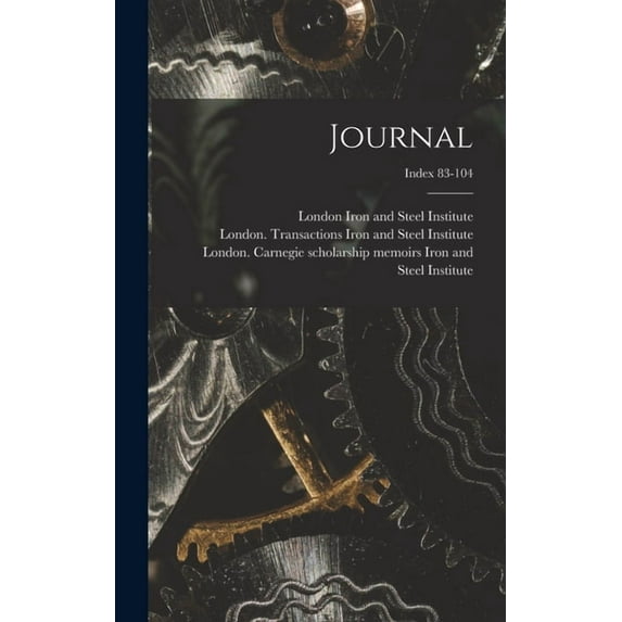 Journal; Index 83-104 (Hardcover)