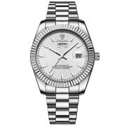 Journal New Watch Mens Steel Belt Waterproof Casual Classic Double Calendar Luminous Mens Watch Simple Atmospheric Mens Watch