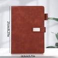thumbnail image 1 of Journal Notebook A5, Lined Pages, For Office Home, Gray, 1 of 8