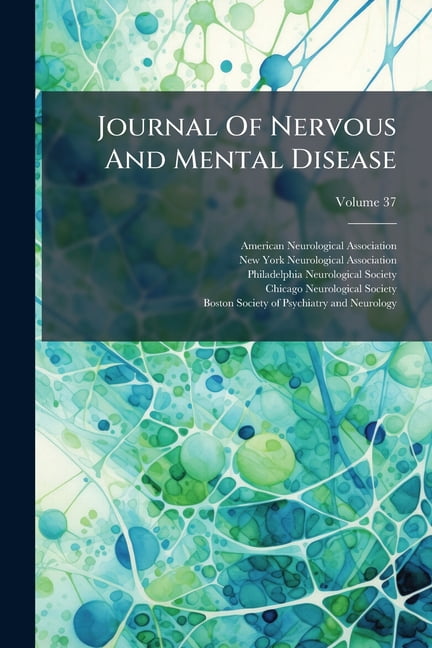 Journal Of Nervous And Mental Disease, (Paperback)