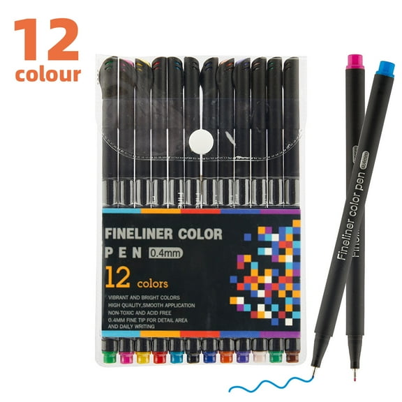 Journal Planner Pens Colored Pens, Fine Point Fineliner Drawing Art Markers for Bullet Journaling Scrapbooking Notebook Writing Note Taking Calendar Stationary