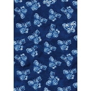 Journal Shibori Indigo Butterflies Dotted Paperback Journal Blank Notebook with Pocket, Hardcover