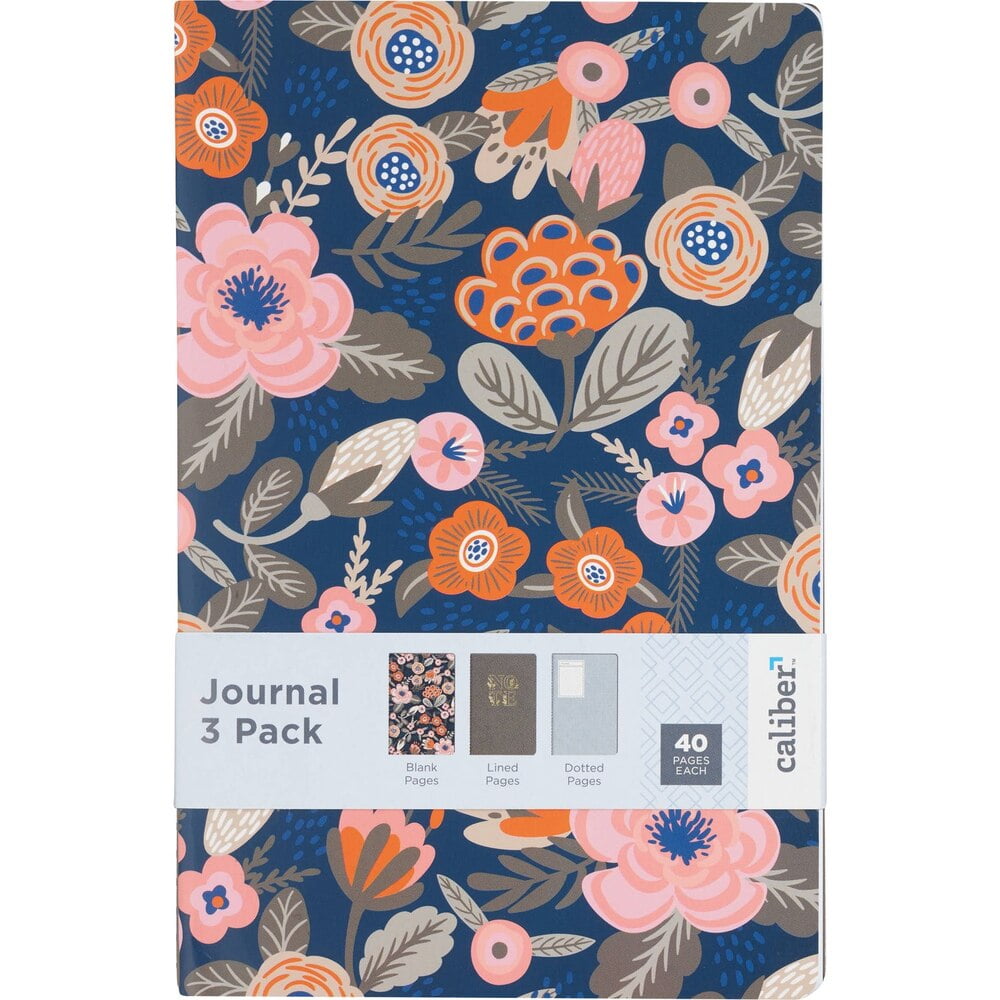 Journal Three (3) Pack, 40 pages each journal, 8 1/2 Journal Three (3) Pack, 40 pages each journal, 8 1/2