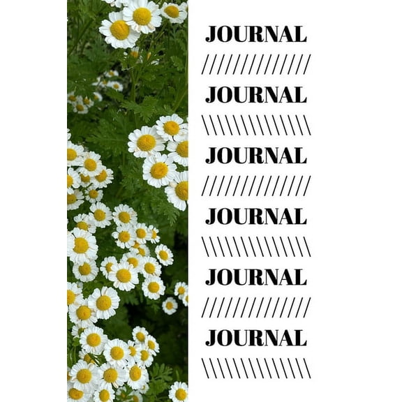 Journal and Sketchbook with Flower Cover (Paperback)