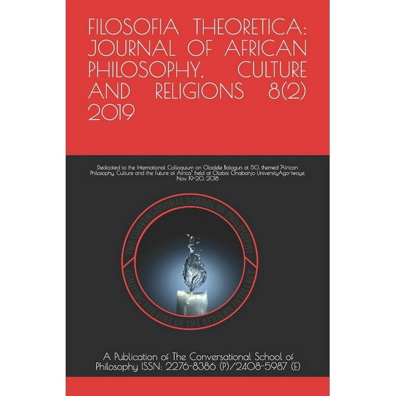 Filosofia Theoretica Vol 8 No 2 (Paperback) by Jonathan O Chimakonam