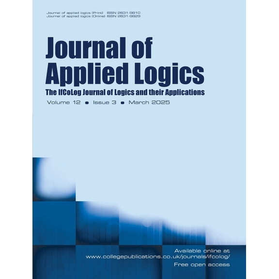 Journal of Applied Logics. The IfCoLog Journal of Logics and their Aplications. Volume 12, issue 3, March 2025, (Paperback)