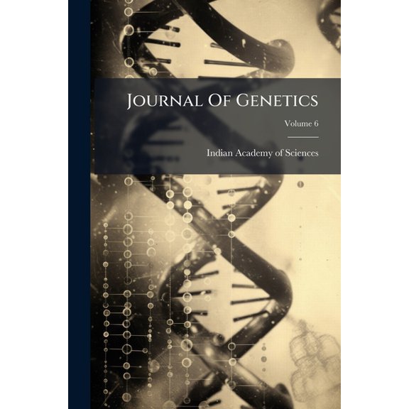Journal Of Genetics; Volume 6 (Paperback)