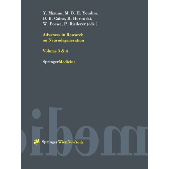 Journal of Neural Transmission. Suppleme Advances in Research on Neurodegeneration: 3 & 4, Book 49, (Paperback)