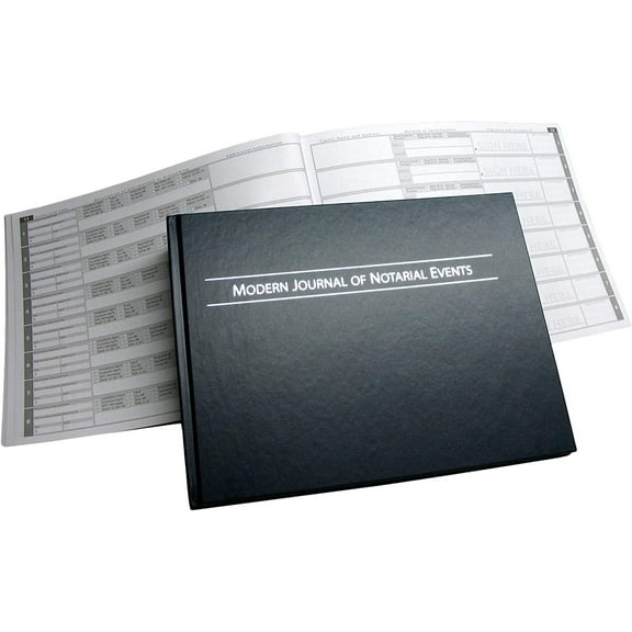 Journal of Notarial Events with Touch Pad (Hardcover)