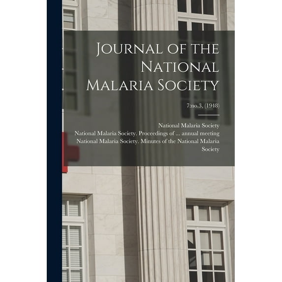 Journal of the National Malaria Society; 7: no.3, (1948), (Paperback)