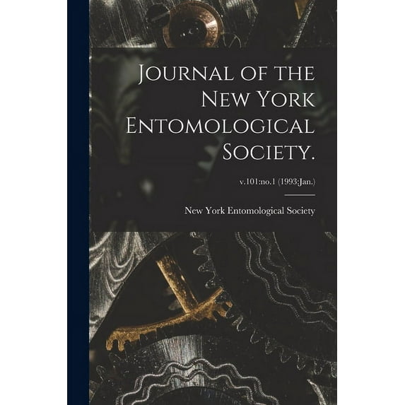 Journal of the New York Entomological Society.; v.101: no.1 (1993: Jan.) (Paperback)