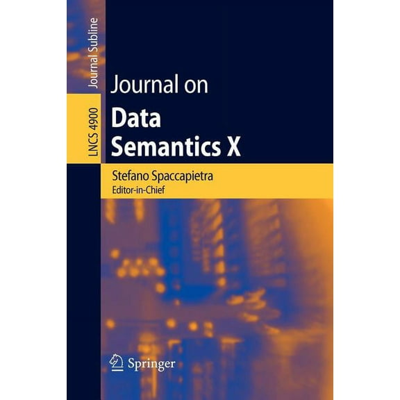 Journal on Data Semantics X, (Paperback)