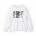 thumbnail image 1 of Journalist Journalism Grad Graduation Writer Sweatshirt, Gifts, Crewneck, 1 of 7