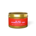thumbnail image 1 of Journalist Journalism Graduation Grad Student Tin Candle Gifts Funny Decor, 1 of 6