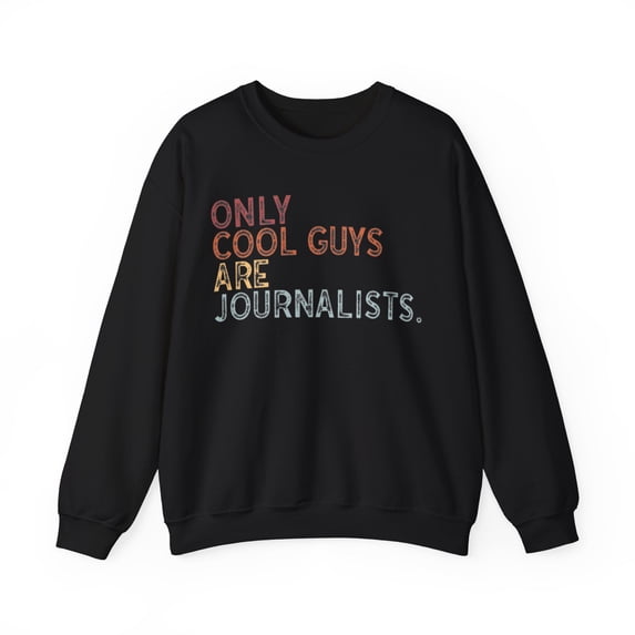Journalist Sweatshirt Gifts Crew Neck Shirt Long Sleeve Unisex