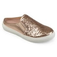 thumbnail image 1 of Journee Collection Flori Women's Sneaker Mules Rose Gold, 1 of 5